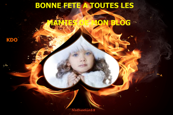 BONNE FETE A TTES LES MAMIES DE MON BLOG  -  KDO